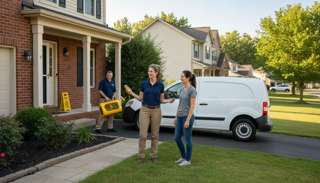 Water restoration image for Dehumidification And Cleanup Services in Purmela, TX